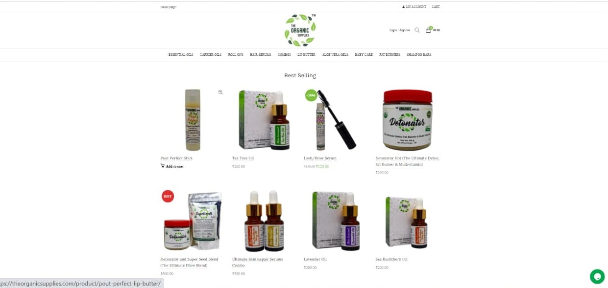 The Organic Supplies